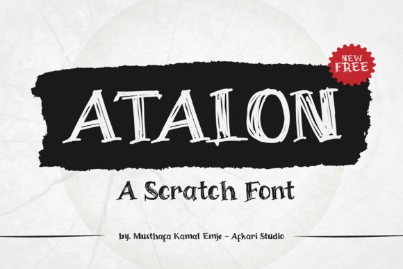 Atalon: A Frantic Handwritten Typeface for Authentic Brand Campaigns