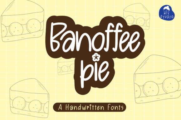 Banoffee Pie: A Sweet Handwritten Font for Editorial Design