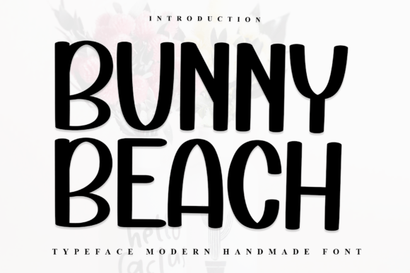 Bunny Beach: A Whimsical Handwritten Font for Crafters and Makers