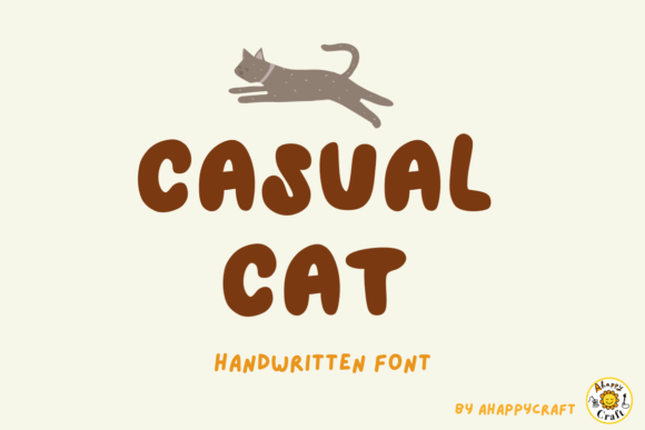 Casual Cat: A Sweet Handwritten Font for Crafters and Makers
