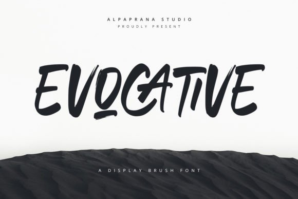 Evocative: A Modern Handwritten Brush Font for Small Business Branding