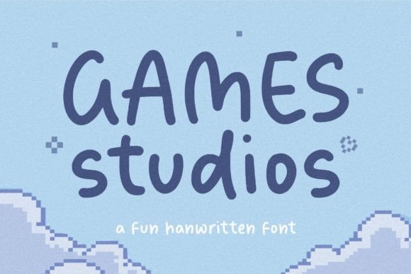 Games Studios: A Handwritten Font That Elevates Small Business Branding