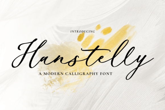 Hanstelly: A Natural Calligraphy Font for Elegant Web Typography