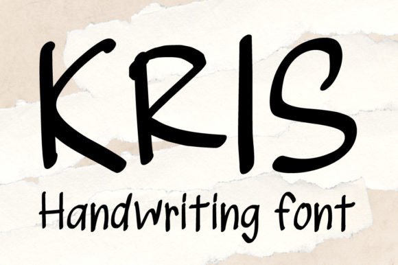 Kris: A Sweet Handwritten Font for Editorial Charm