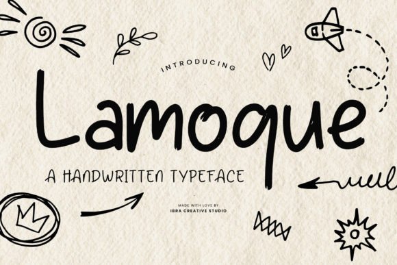 Lamoque: A Charming Handwritten Typeface for Authentic Branding