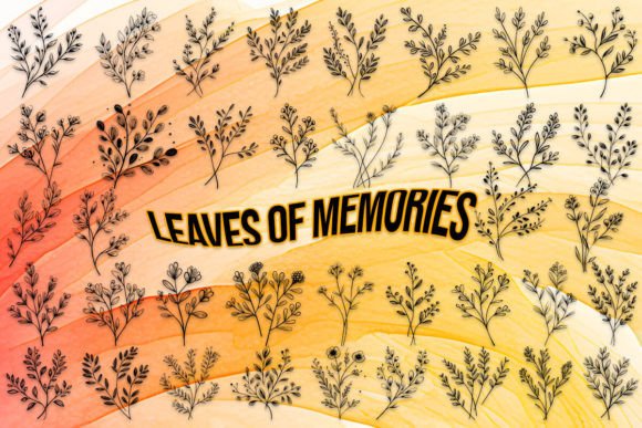 Leaves of Memories Dingbats Font: A Nostalgic Touch for Small Business Branding