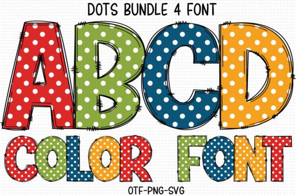 Red Dots: A Sweet and Versatile Color Font for Creative Branding