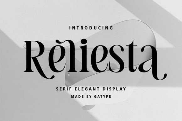 Reliesta: A Serif Font That Elevates Handmade Branding and Product Design
