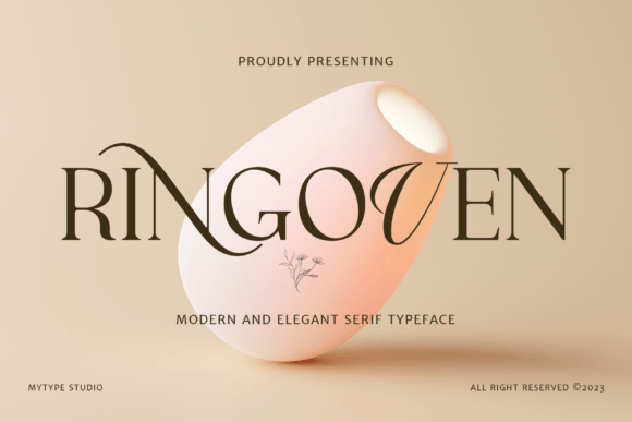 Ringoven: A Serif Font for Elegant Branding and Social Media Campaigns