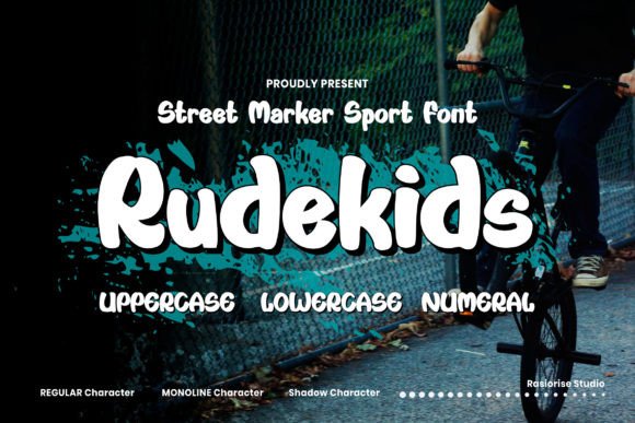 Rudekids: A Cool Handwritten Font for Modern Editorial Design