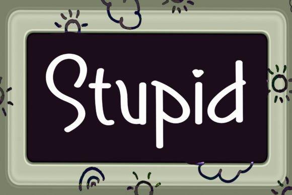 Stupid: A Handwritten Font for Elegant Editorial Touches