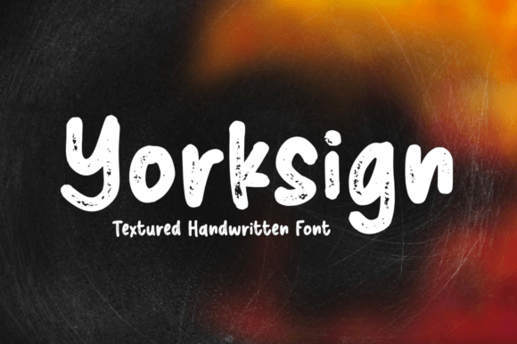 Yorksign: A Textured Handwritten Font for Scroll-Stopping Digital Design